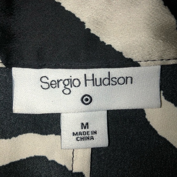 Sergio Hudson X Target zebra-print top size M - Picture 2 of 2